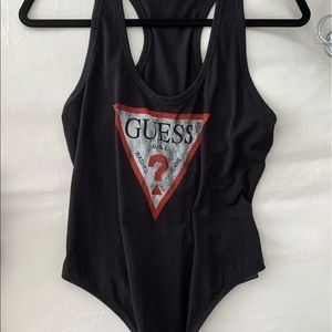 guess black bodysuit- size m